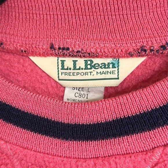 Vintage L.L. Bean Sherpa Crewneck Sweatshirt - Picture 3 of 5
